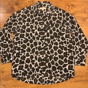 Michael Kors Blouse/animal print